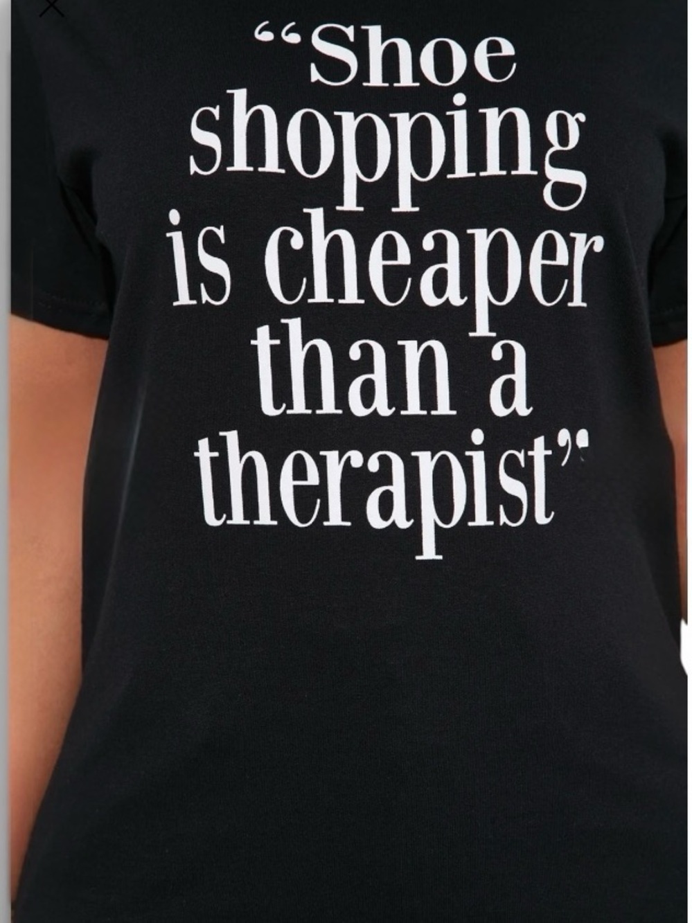 Fashion Nova Black Graphic Short Sleeve Tee - Picture 4 of 7